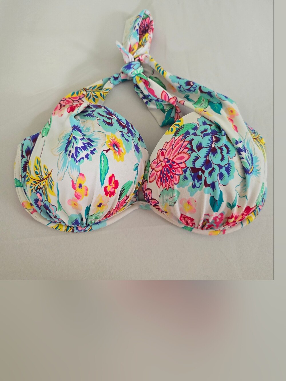 Venus Floral Swim Top Size 2D (38B/40) - Picture 1 of 8